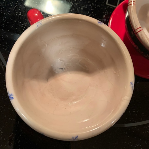 Set of 2 Avon Christmas Glass Coffee Mugs Decor - Picture 10 of 12